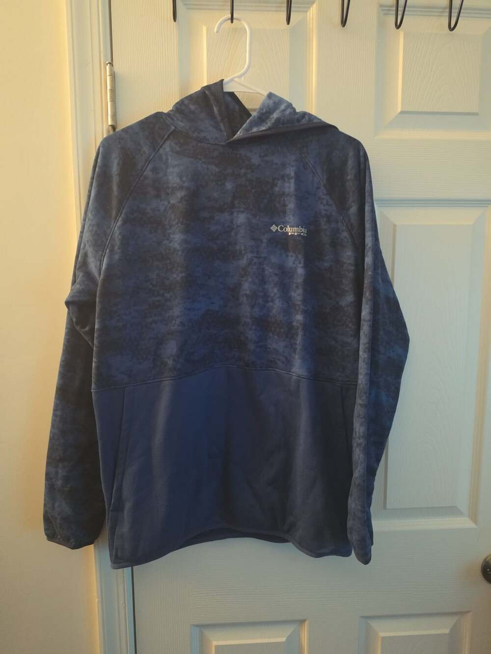 Columbia Blue Camo Fleece Hoodie